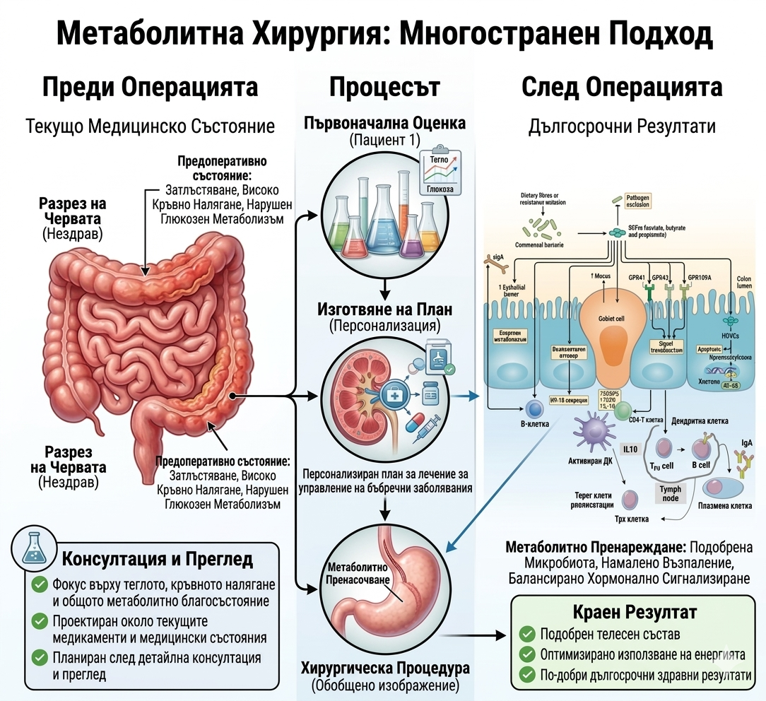 Илюстрация на метаболитна хирургия