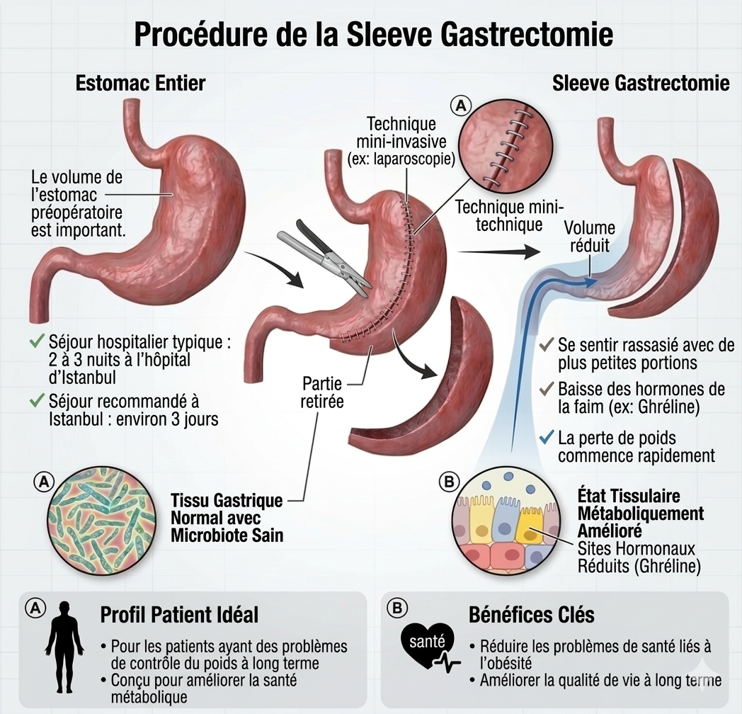 Illustration sleeve gastrectomie