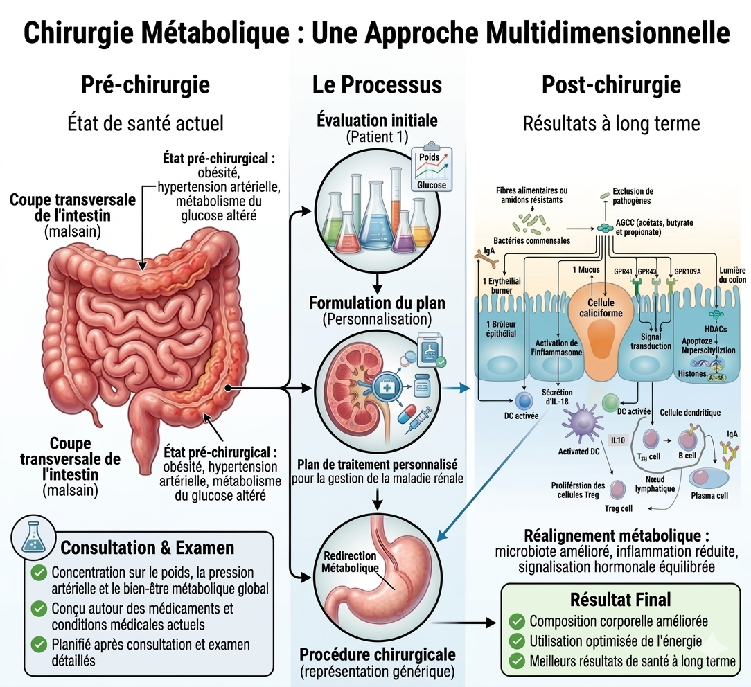 Illustration chirurgie métabolique