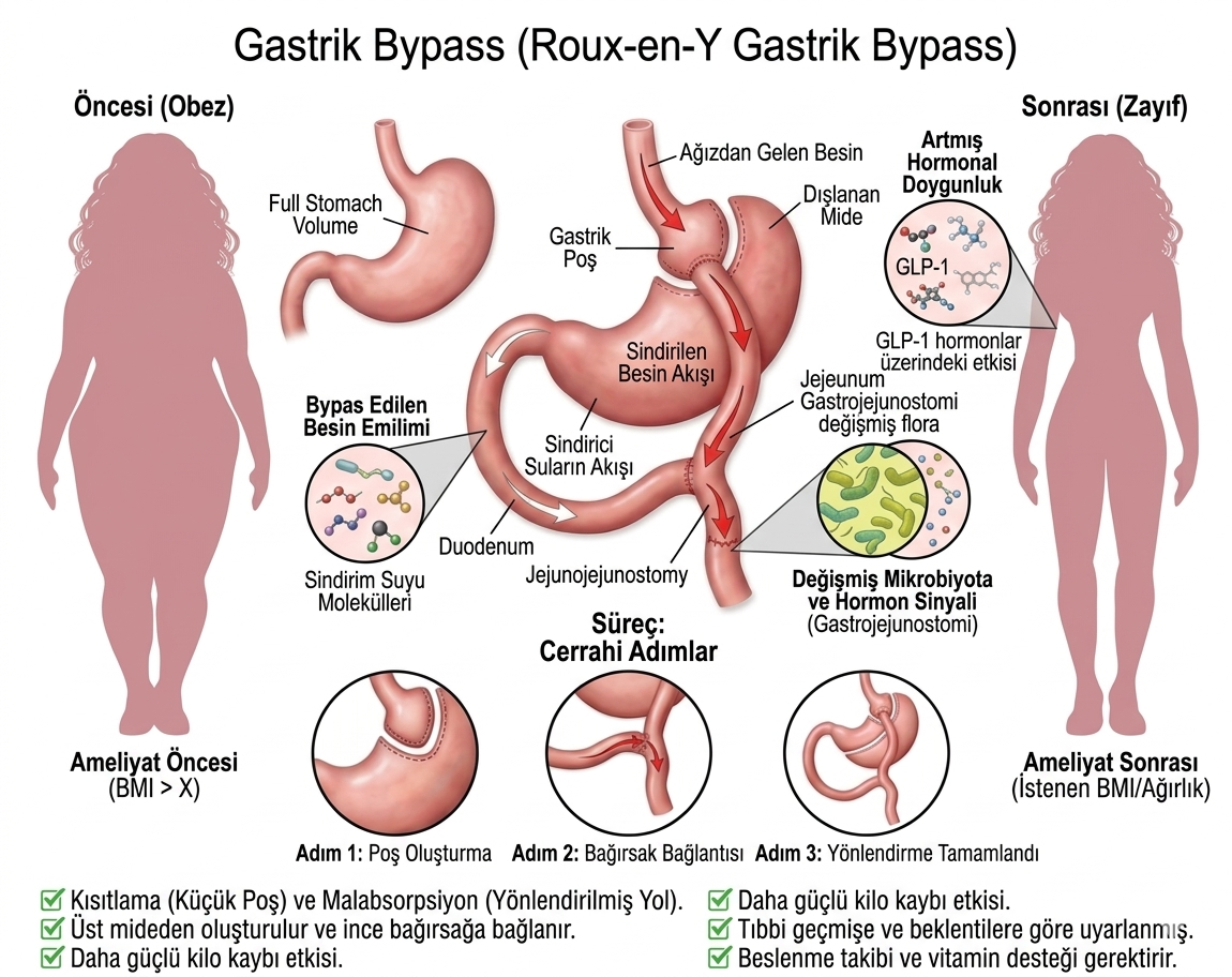 Gastrik bypass cerrahisi görseli